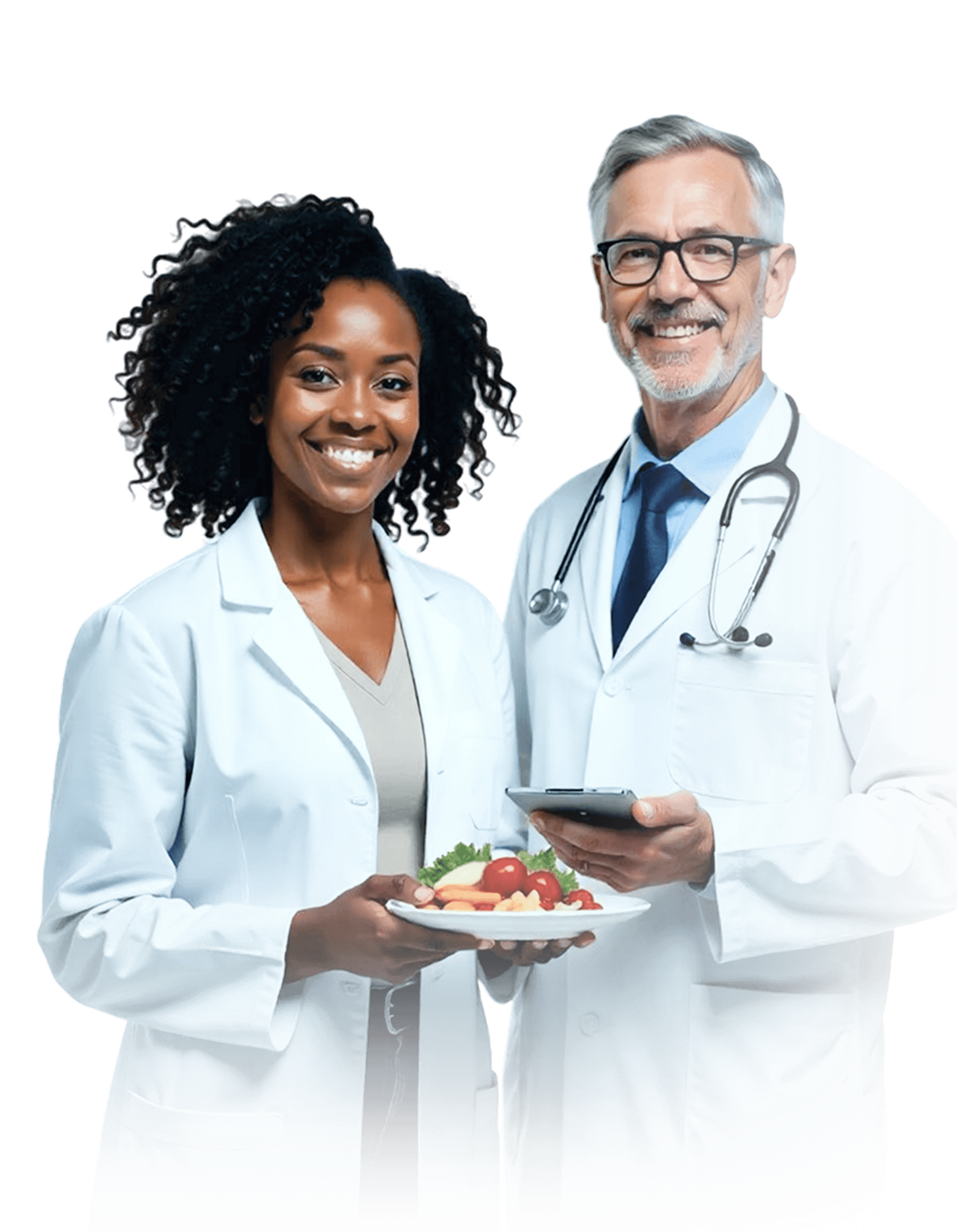 Doctors discussing diagnostics