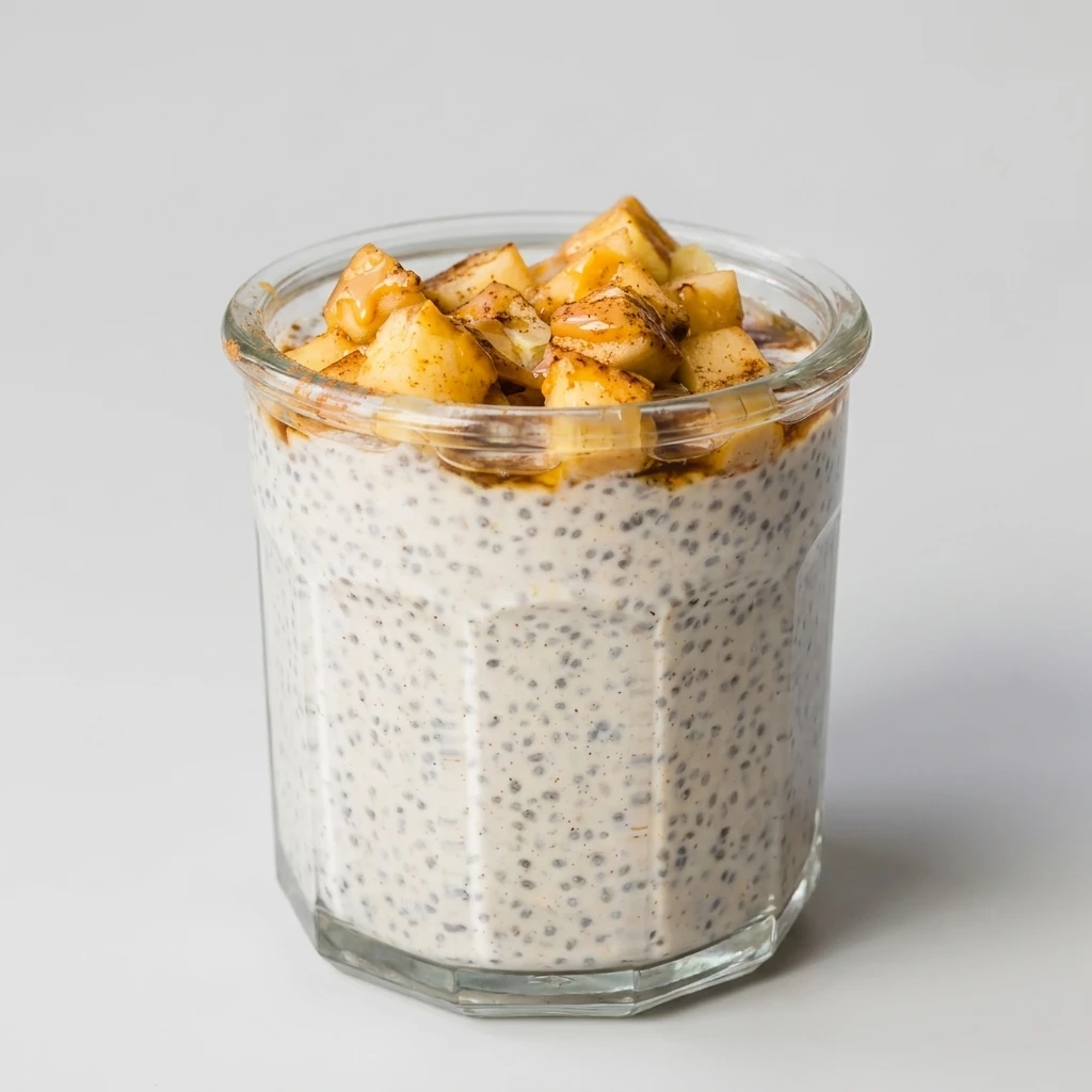 Chia and peanut butter breakfast