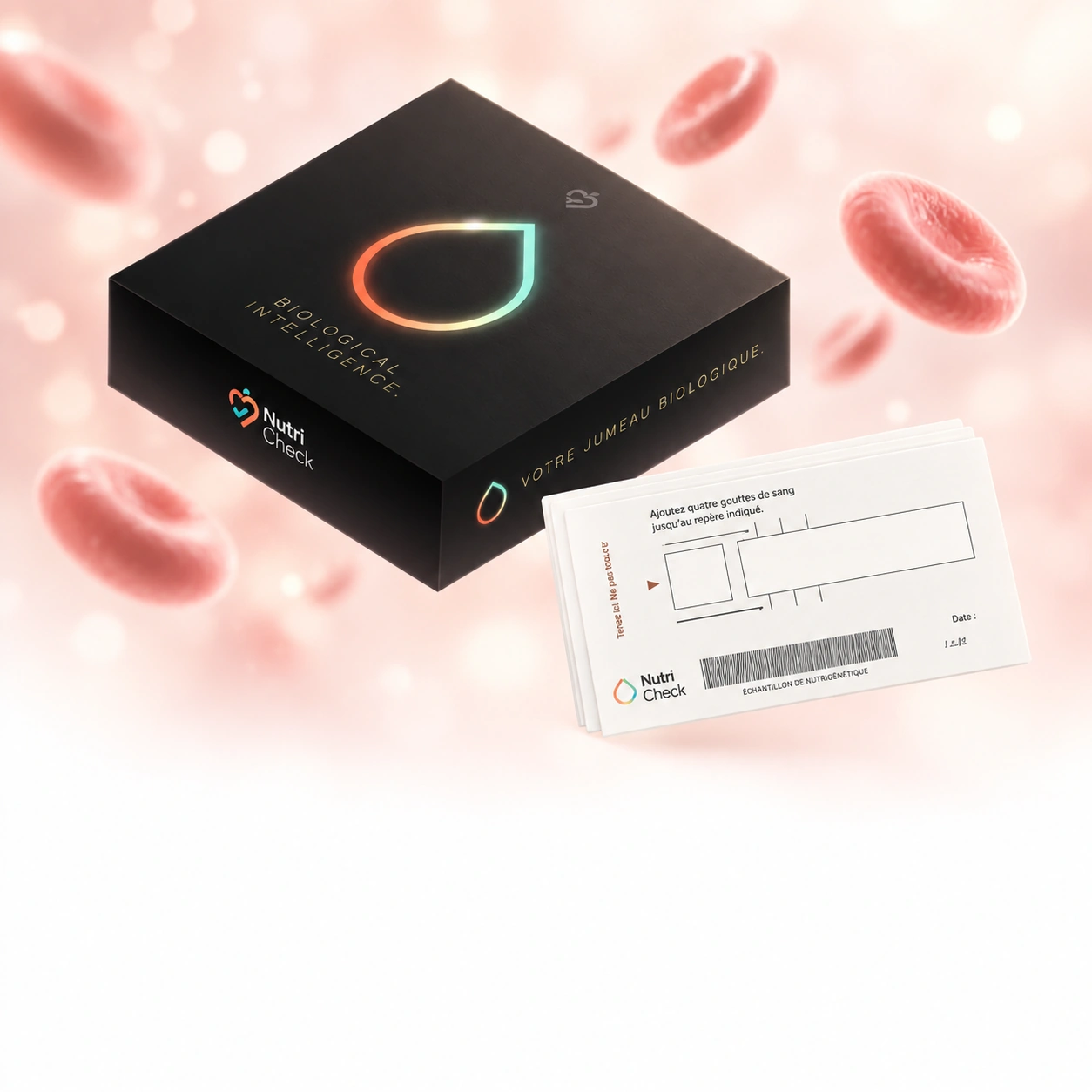 NutriCheck testing kit and collection card